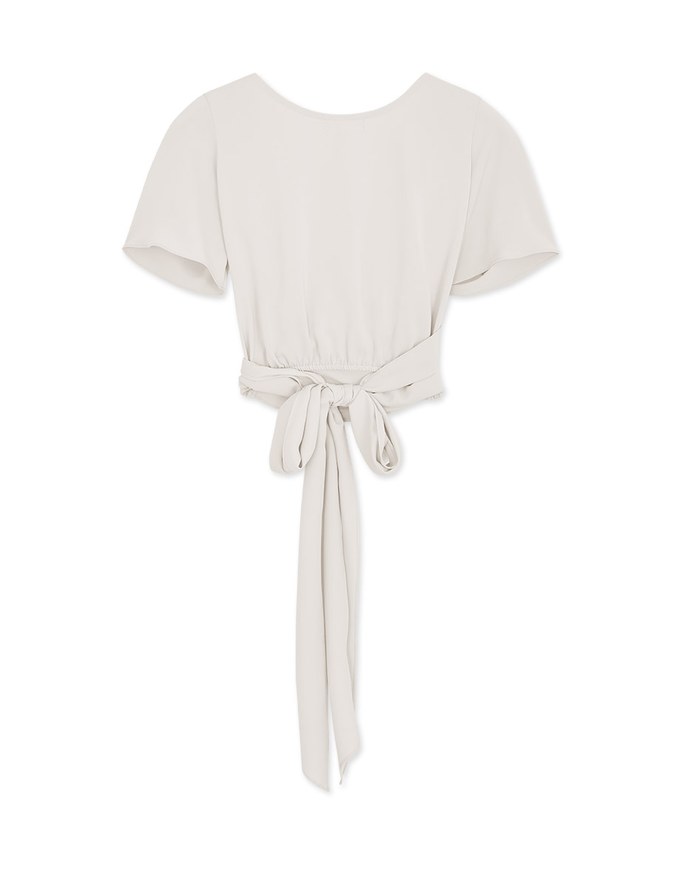 Multi-Way Shirred Strappy Top
