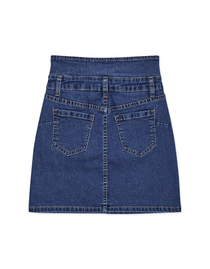 【Den!m LITE】Breezy Cooling No Filter Shape-Up Slimming Denim Jeans Skirt