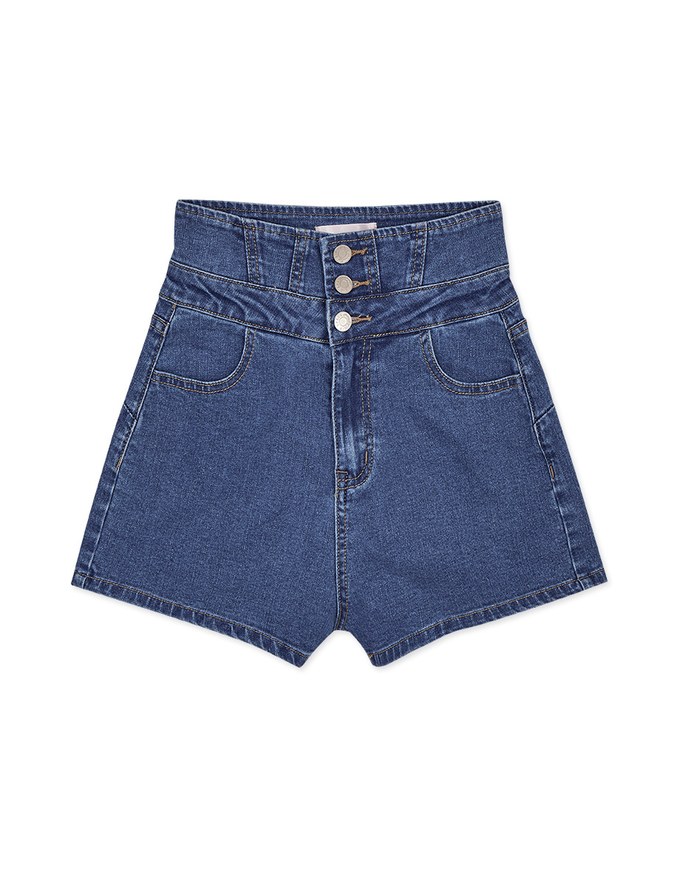 【Den!m LITE】Breezy Cooling No Filter Shape-Up Slimming Denim Shorts