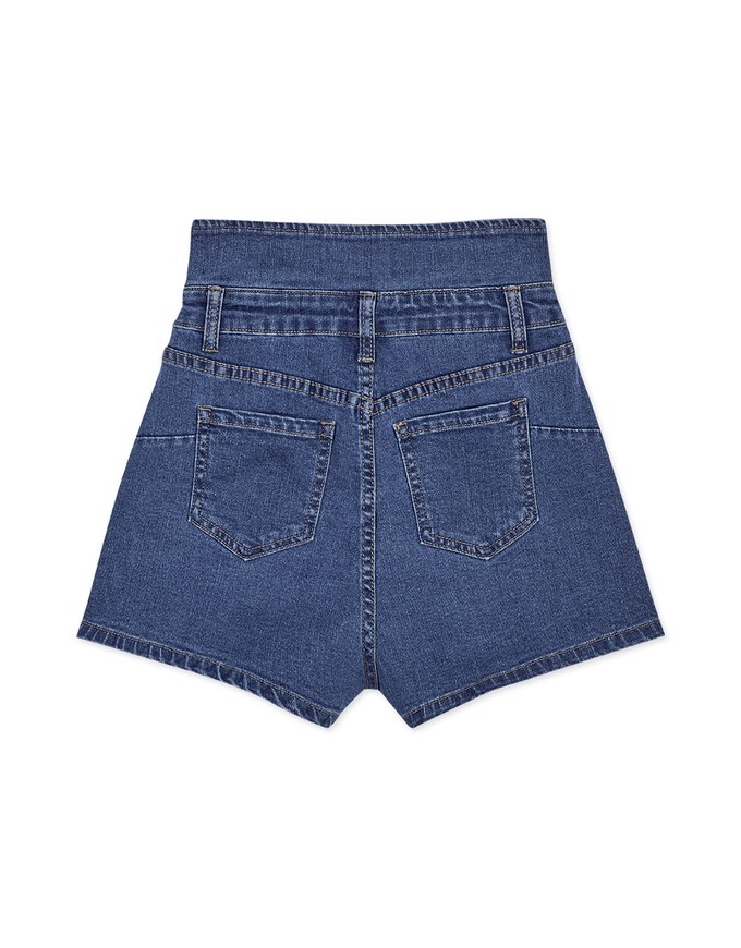 【Den!m LITE】Breezy Cooling No Filter Shape-Up Slimming Denim Shorts
