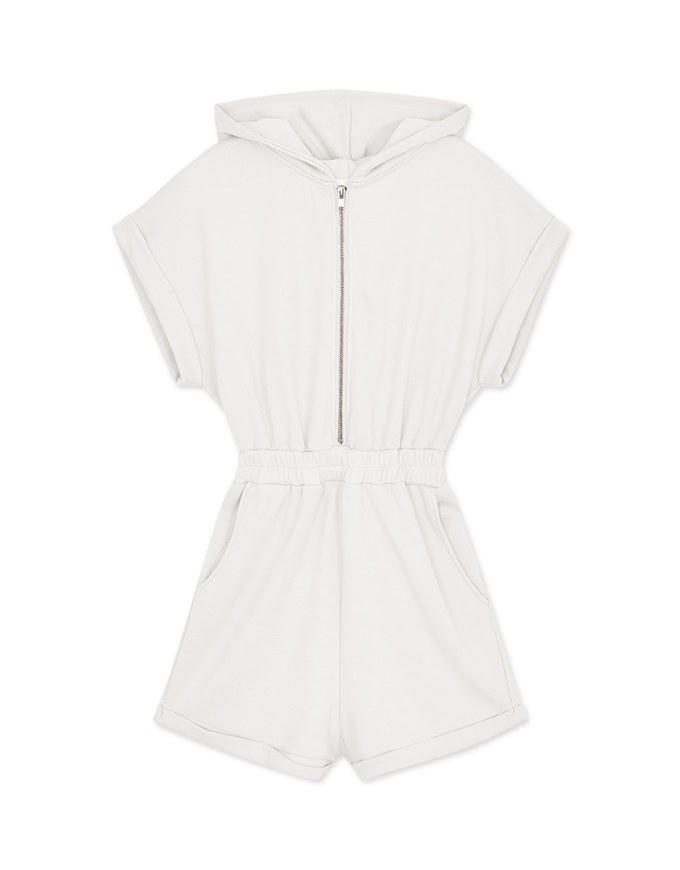 Laidback Casual Hoodie Playsuit