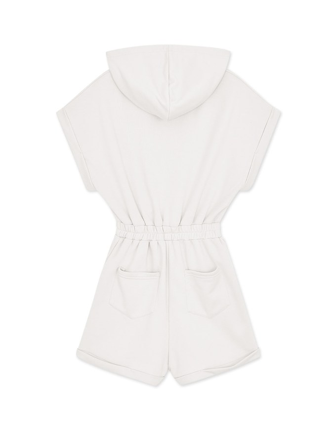Laidback Casual Hoodie Playsuit
