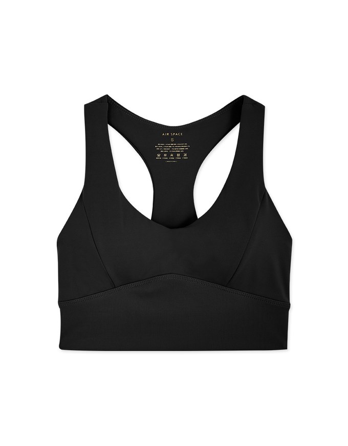 U Neck Digging Back Sports Bra (With Padding)