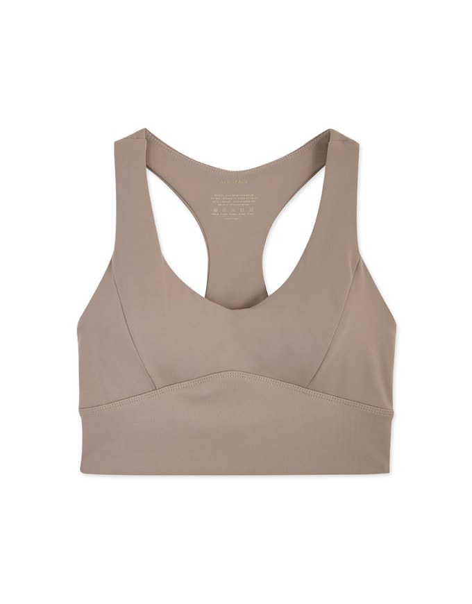 U Neck Digging Back Sports Bra (With Padding)