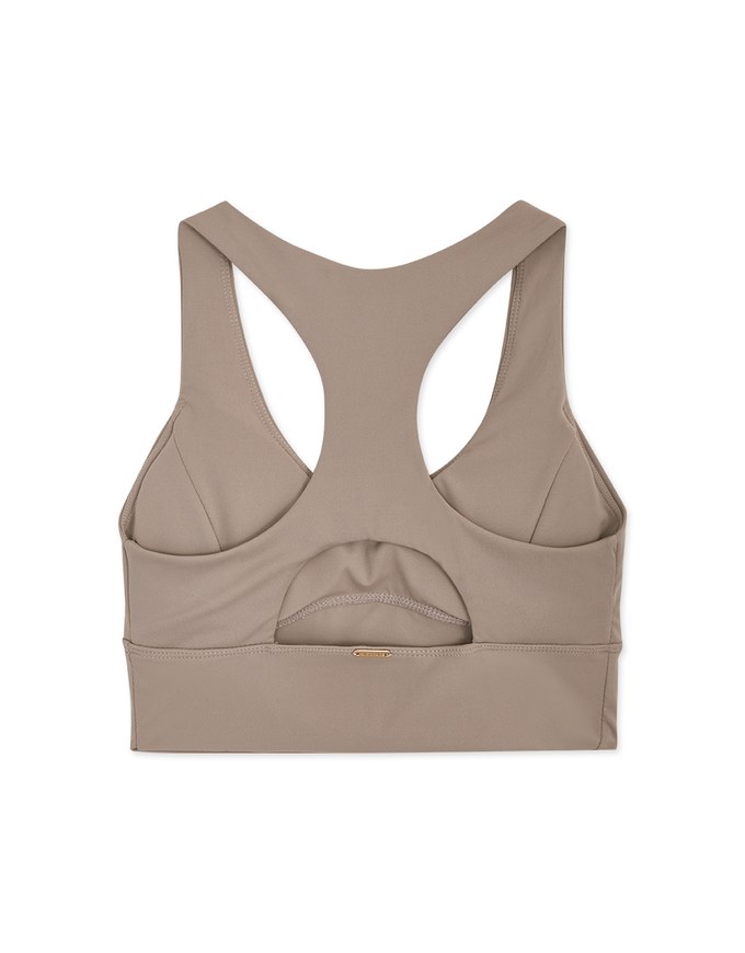 U Neck Digging Back Sports Bra (With Padding)