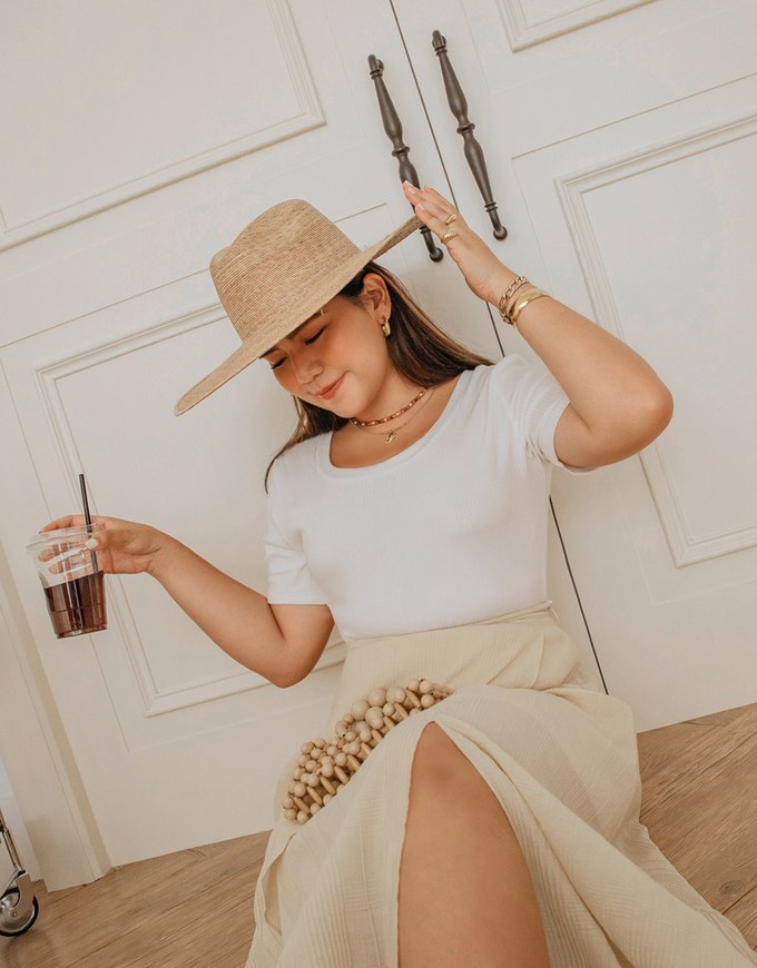 Understated Elegant Metallic Chain Crop Top