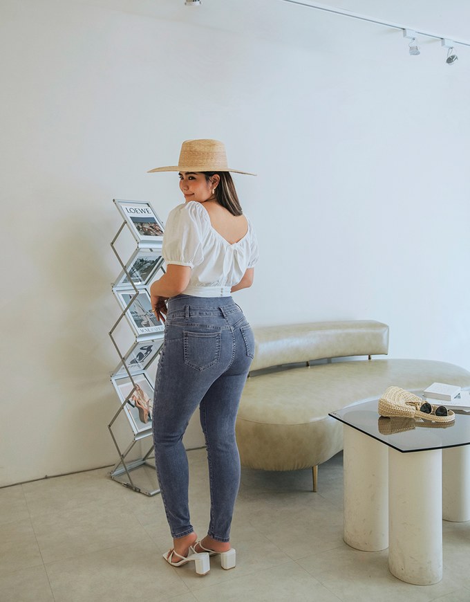 2WAY Front Knot Cotton Linen Cinched Waist Top