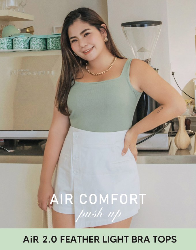 【Air 2.0】Square Neck Air Comfy Bra Tank Top