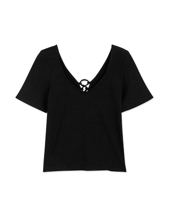 Beyond Basic 2WAY Criss-cross Crop Top