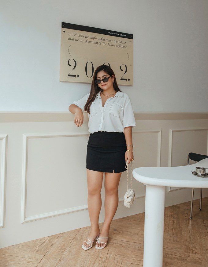 360° Pleated Slim Skort
