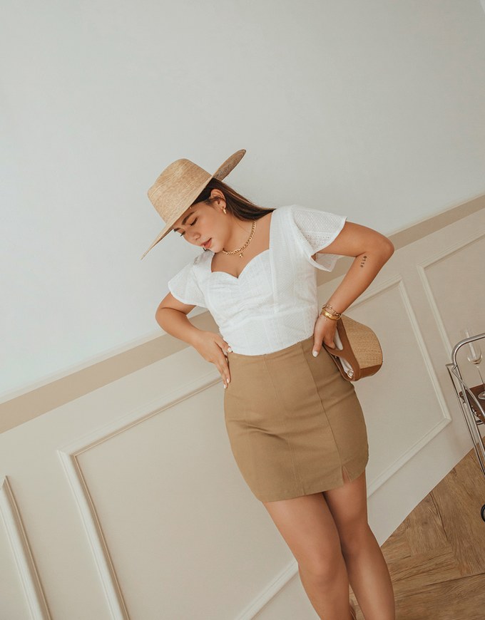 360° Pleated Slim Skort