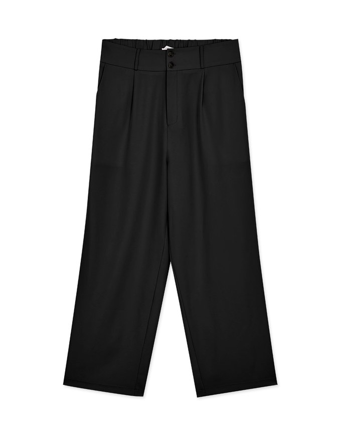 Intellectual High Waisted Suit Wide Pants