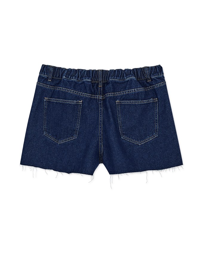 Casual Chic Ripped Denim Jeans Shorts