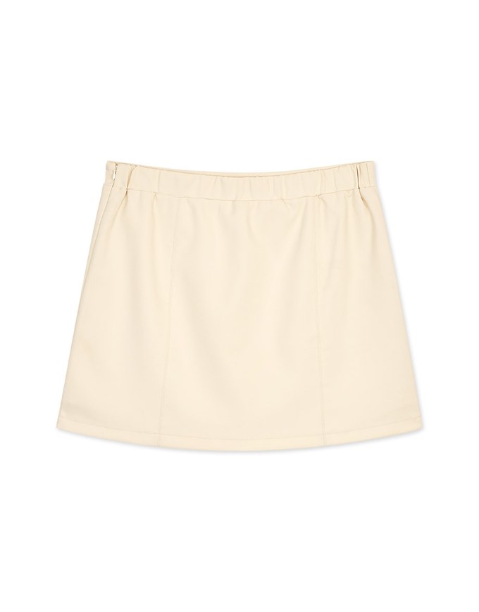 Urban Chic Front Metallic Chain A-Line Skort