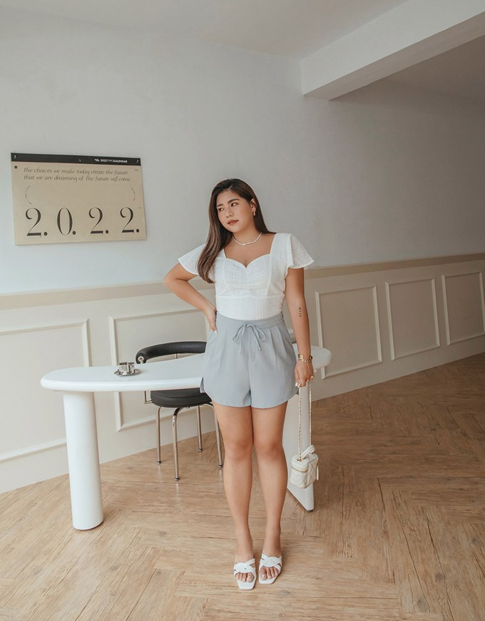 Cooling CEO Tie-Ribbon Slimming Suit Shorts