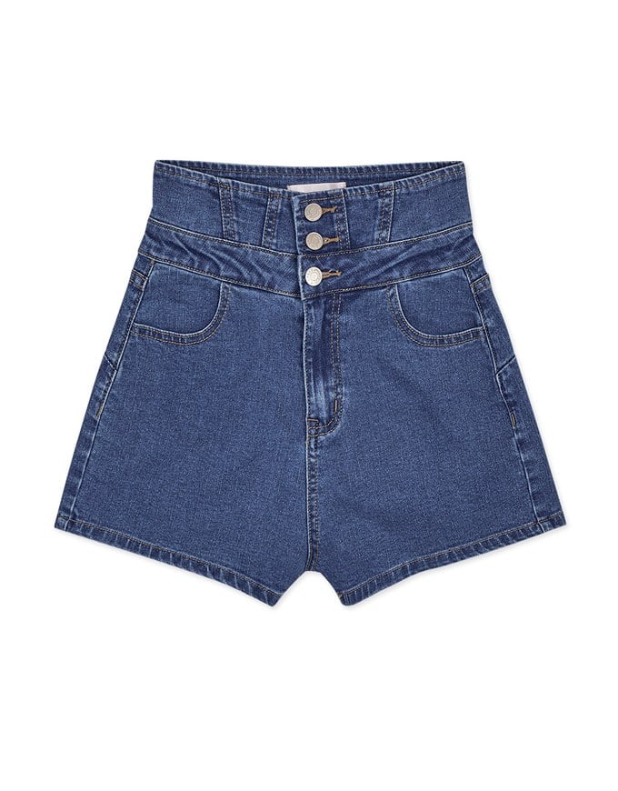 【Den!m LITE】Breezy Cooling No Filter Shape-Up Slimming Denim Shorts