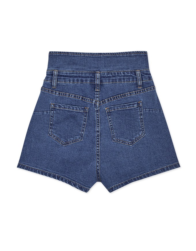 【Den!m LITE】Breezy Cooling No Filter Shape-Up Slimming Denim Shorts