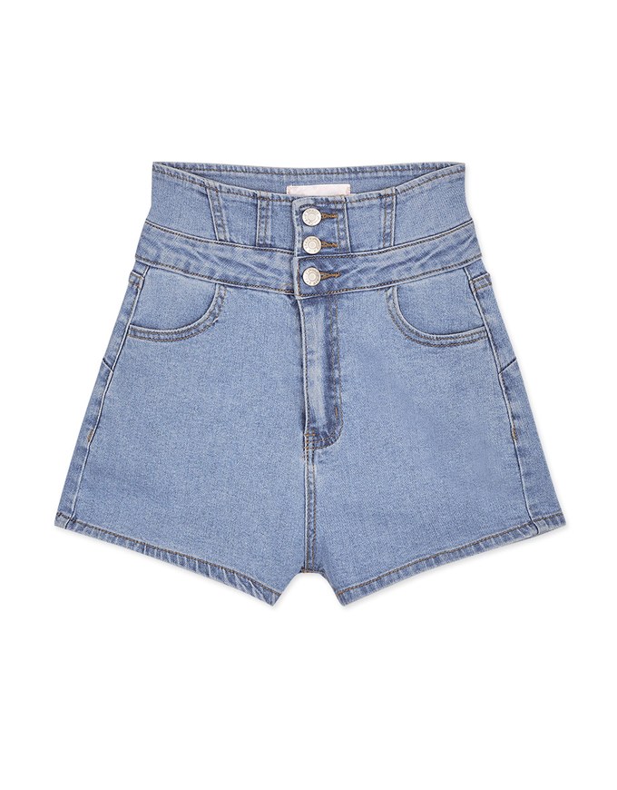 【Den!m LITE】Breezy Cooling No Filter Shape-Up Slimming Denim Shorts