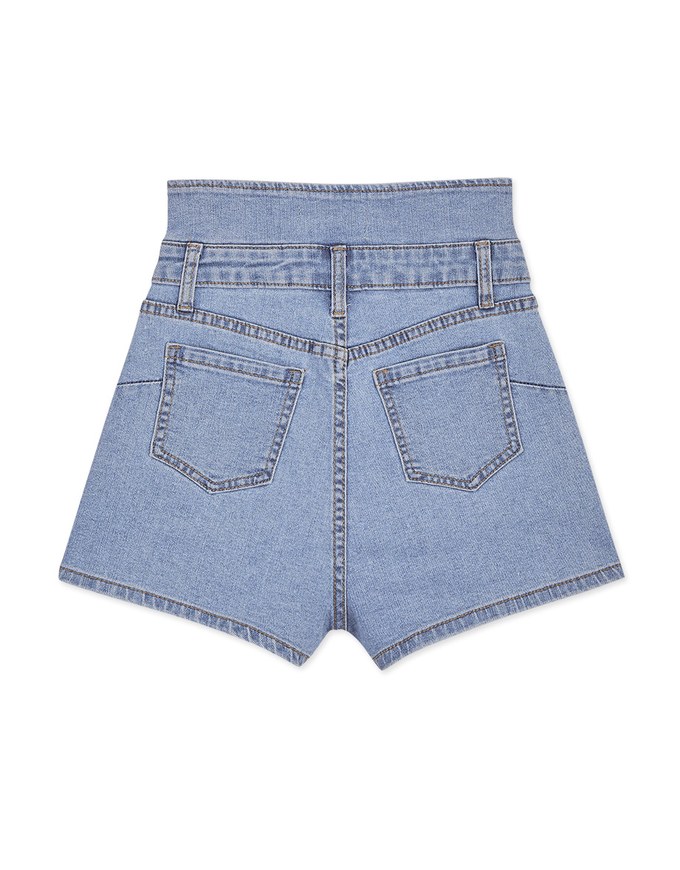 【Den!m LITE】Breezy Cooling No Filter Shape-Up Slimming Denim Shorts