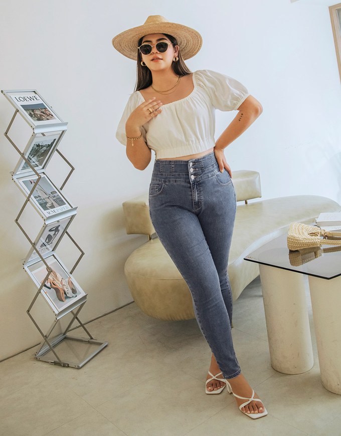 【Den!m LITE】Breezy Cooling No Filter Shape-Up Slimming Skinny-Fit Denim Jeans Pants