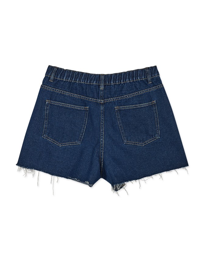 Denim Jeans Shorts With Drawers