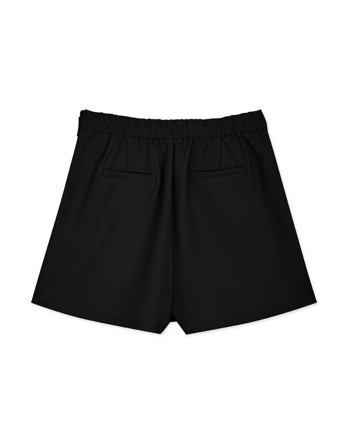 Detailing Belt Small Slit A-Line Skort