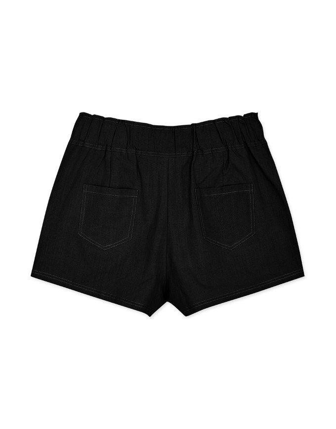 High Waisted Double Button Shorts