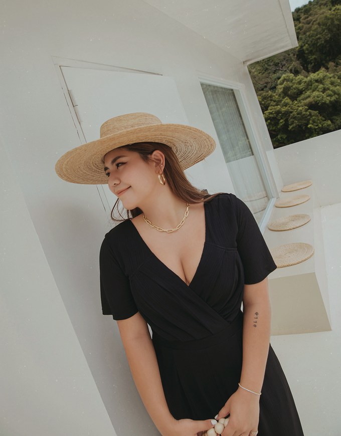 Classy Textured Pleated Jumpsuit