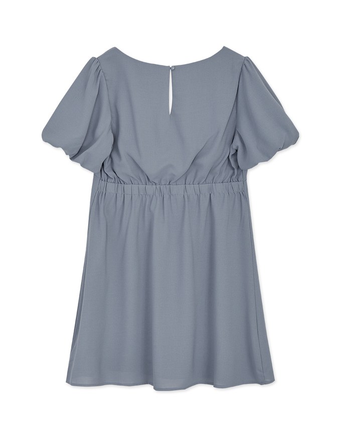 Sweet Sultry Puff Sleeve Mini Dress