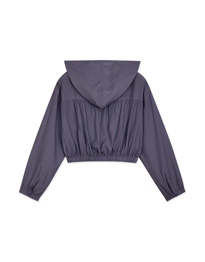 Elevated Casual Sun Protection Cooling Cinched Waist Hoodie