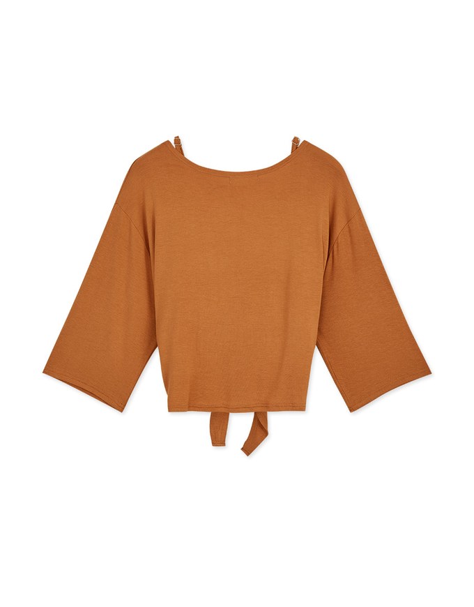 Scrunch Cami Top & Ribbon Cardigan Set Wear