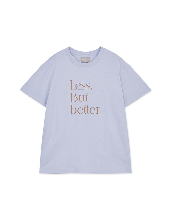 【Vacanza】Basic Minimalistic OVERSIZE Slogan Top