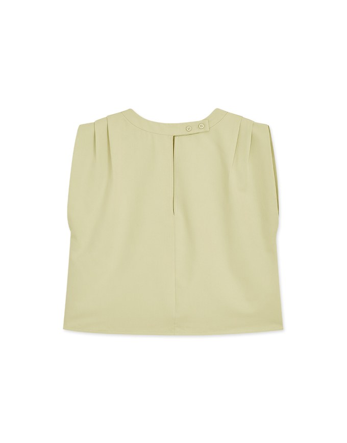 【Vacanza】Shoulder Scrunch Sleeveless Tank Top