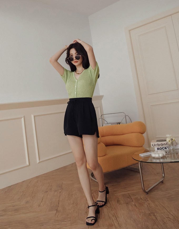 Cooling CEO Tie-Ribbon Slimming Suit Shorts