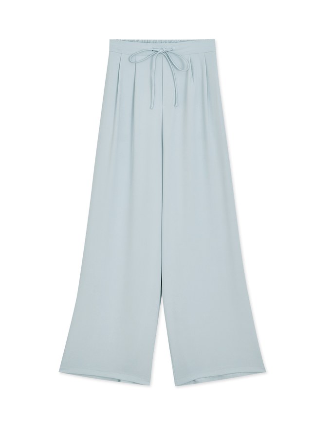 Cooling CEO Tie-Ribbon Slimming Suit Straight Pants