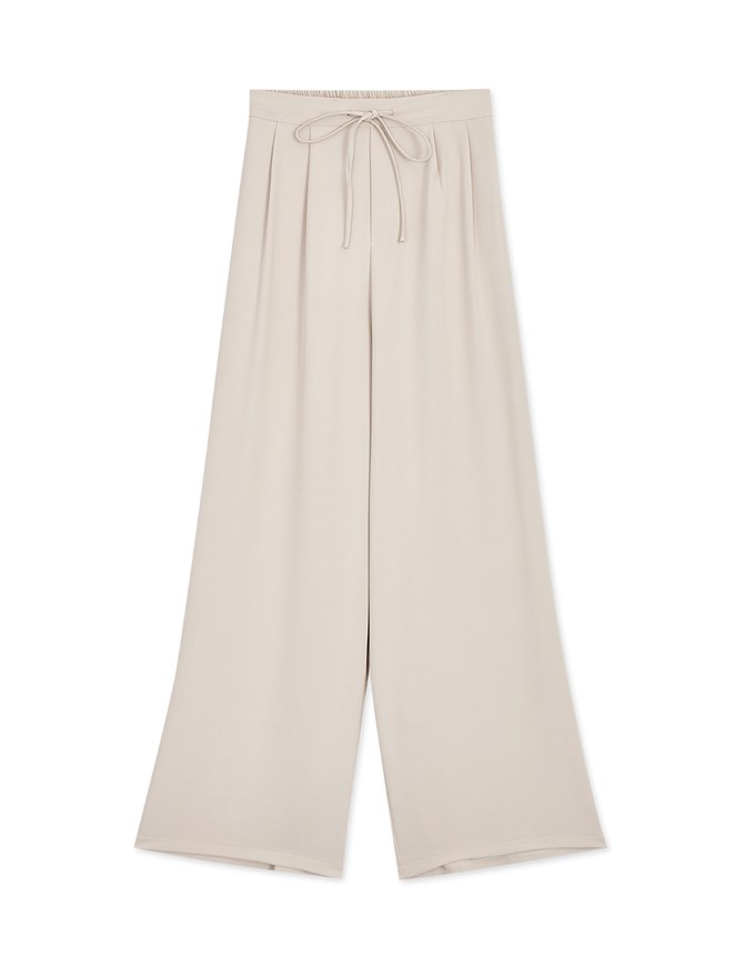 Cooling CEO Tie-Ribbon Slimming Suit Straight Pants
