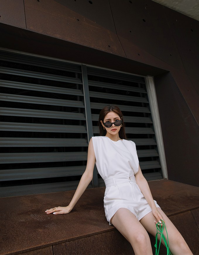 【Vacanza】High Waisted Pleated Shorts
