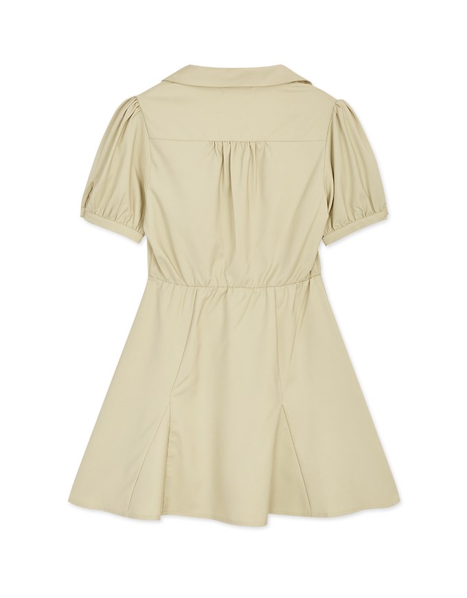 Feminine Aesthetic Mini Shirt Dress