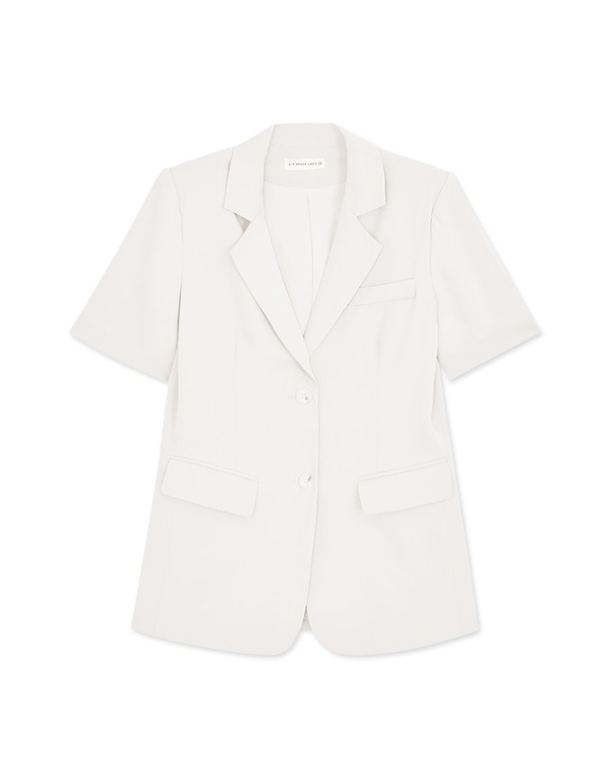 Edgy Smart Cooling Suit Blazer (With Shoulder Pads)