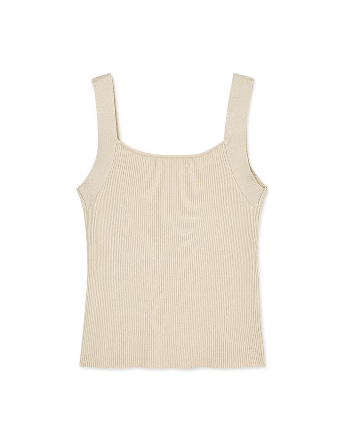 Minimalist Staple Knit Tank Top
