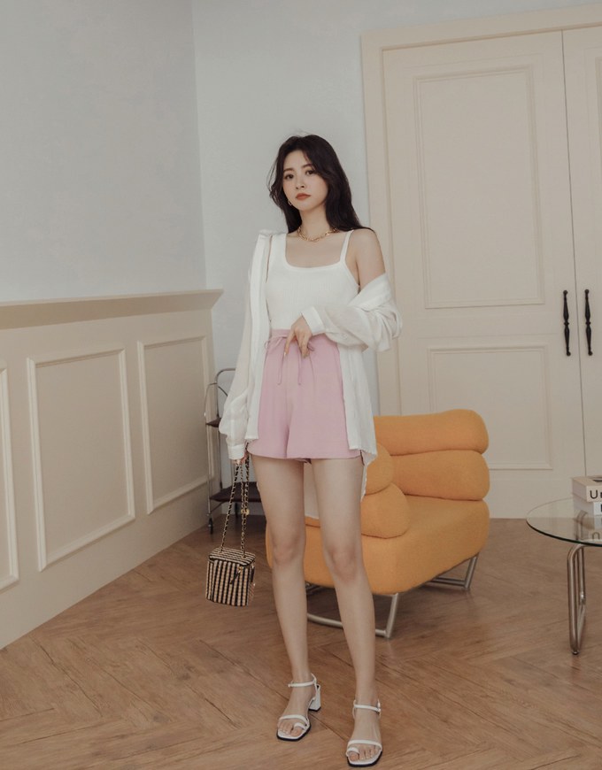 Understated Elegant Asymmetric Knit Tank Top