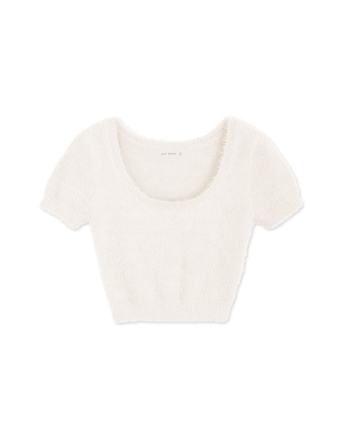 Soft Faux Mink Crop Top