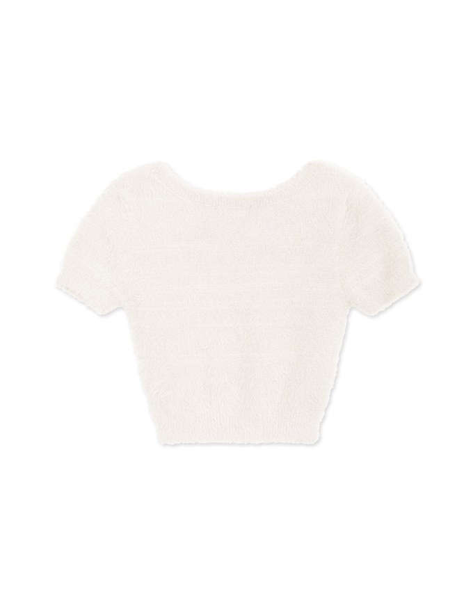 Soft Faux Mink Crop Top