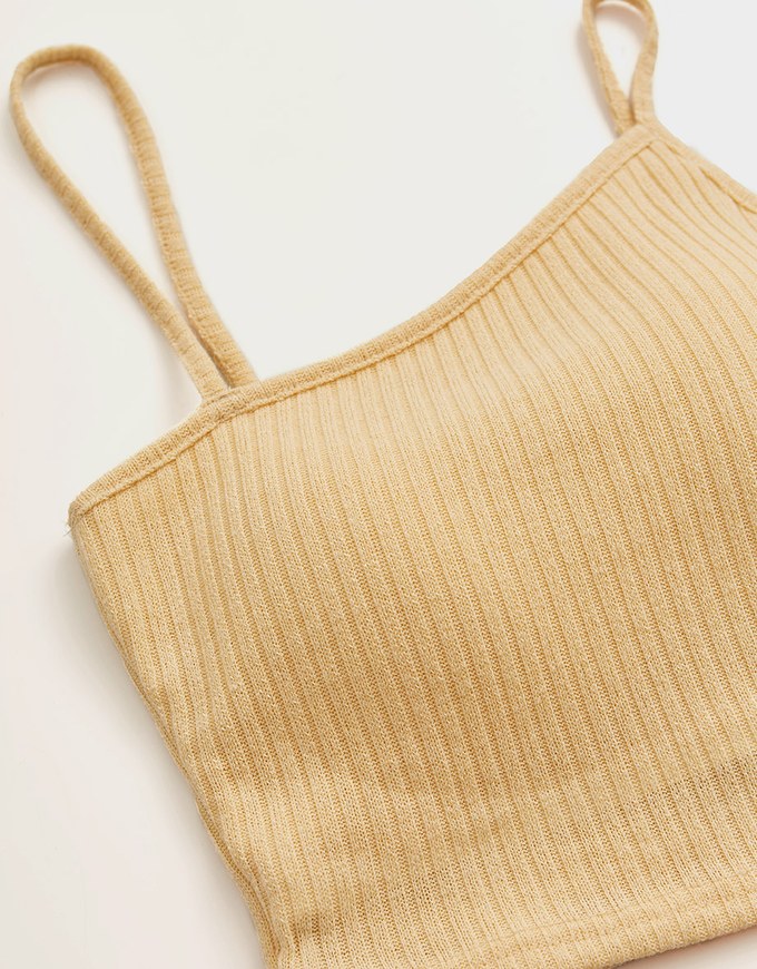 Diagonal Line Two-Piece Top (with padding)