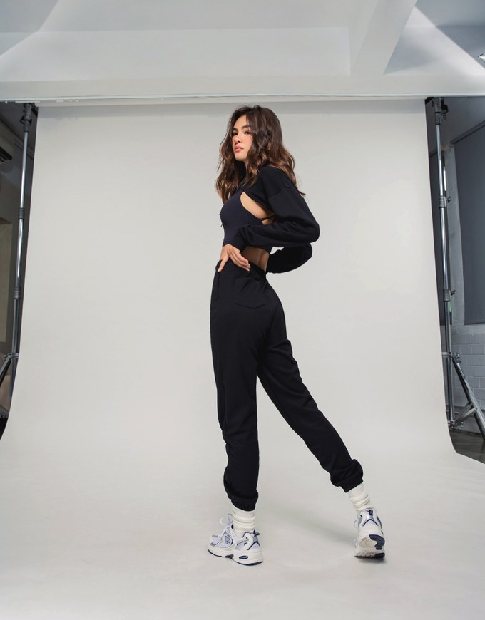 Leggings Pleated Harness Track Trousers