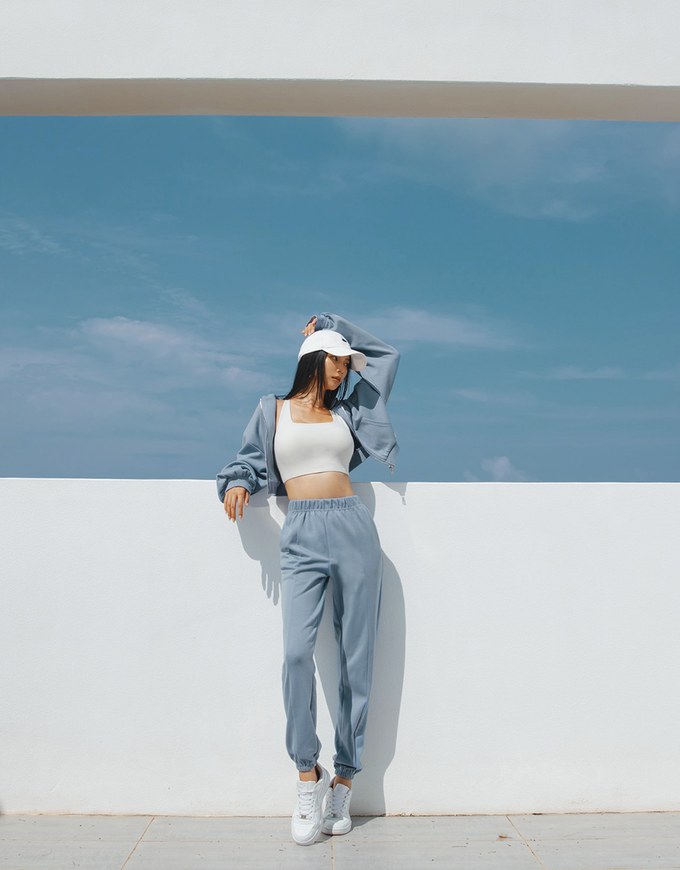 Leggings Pleated Harness Track Trousers