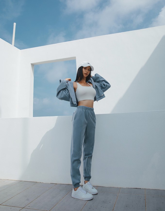 Leggings Pleated Harness Track Trousers