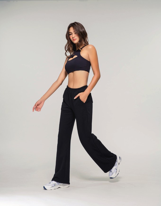 Straight Leg Elastic Track Pants