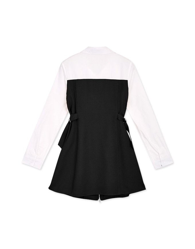 Fake Two Piece Mini Dress