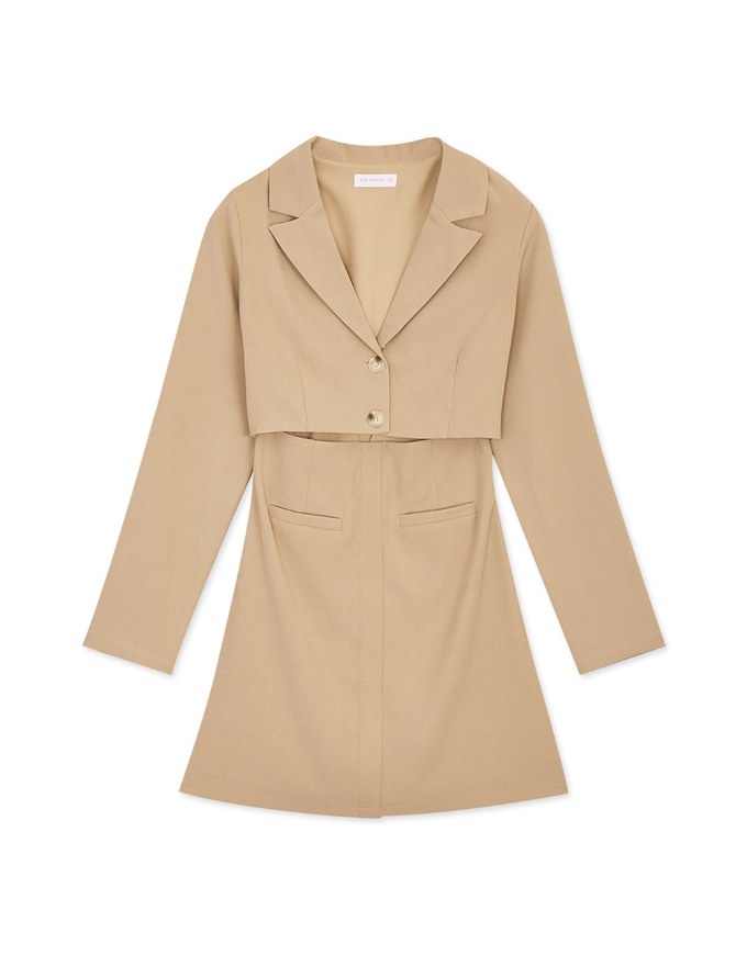 Whimsy Hollow Cut Waist Mini Dress